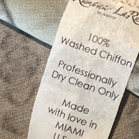 Ramona Larue Erte Kaftan Alligator Print Chiffon Kimono Designer Cocoon Wrap - Picture 9 of 9